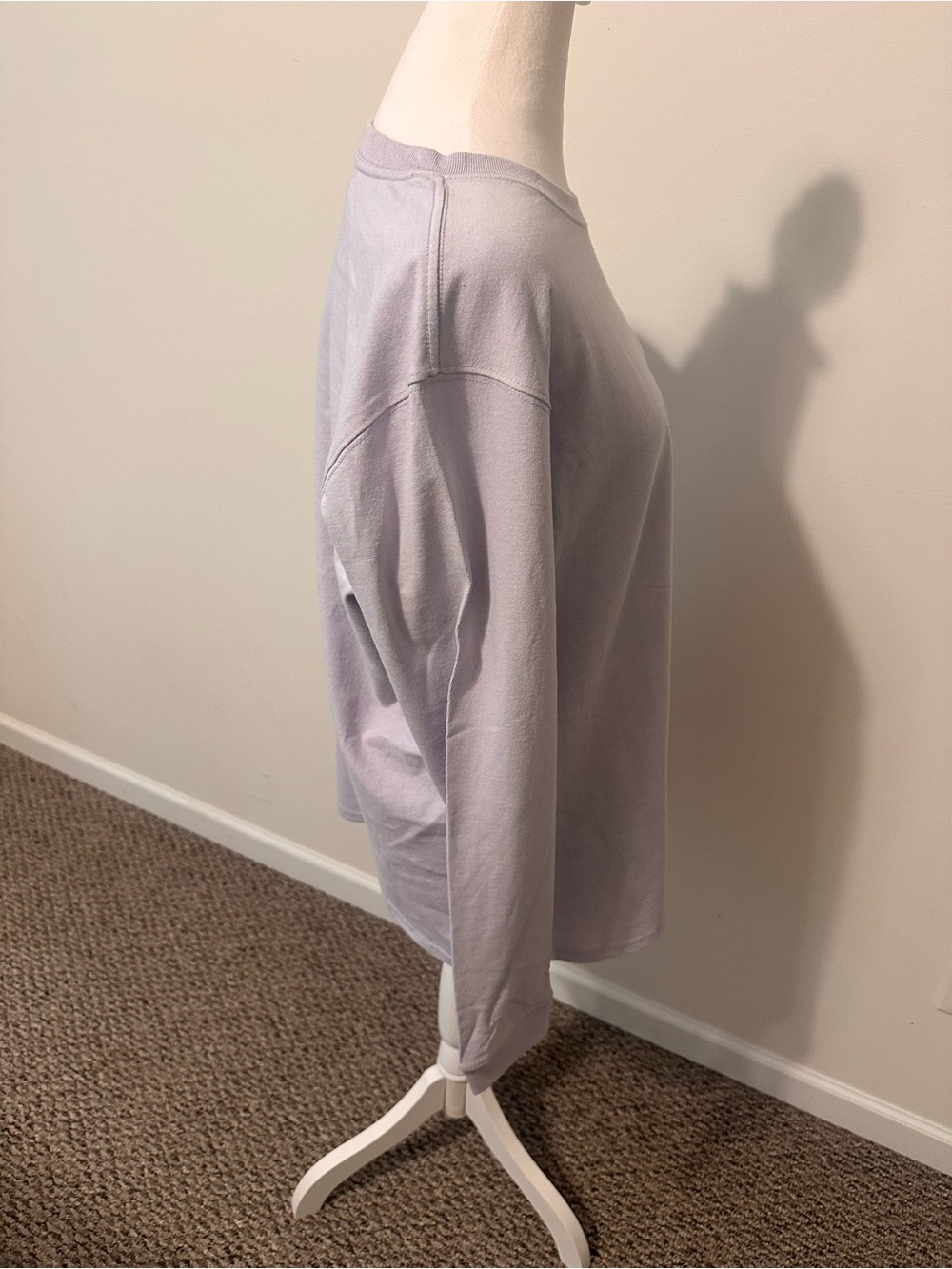 CARHARTT Lilac Long Sleeve Crewneck Top Size L - Picture 4 of 7
